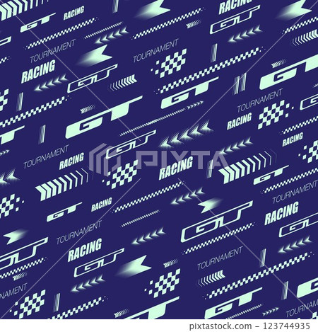 Sport GT race dark blue background 123744935
