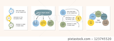Hand Drawn Infographic Templates Hand Drawn Infographic Templates 123745520