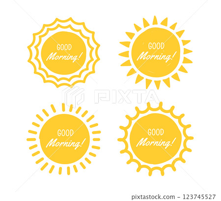 Hand Drawn Suns 123745527