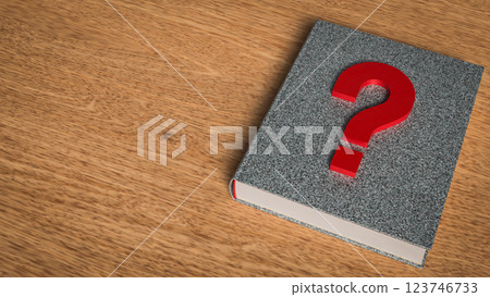 The Question book for Education Concept 3d Rendering. The Question book for Education Concept 3d Rendering. 123746733