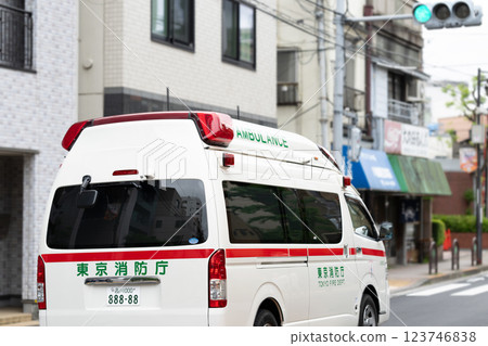 Ambulance emergency vehicle rescue 123746838