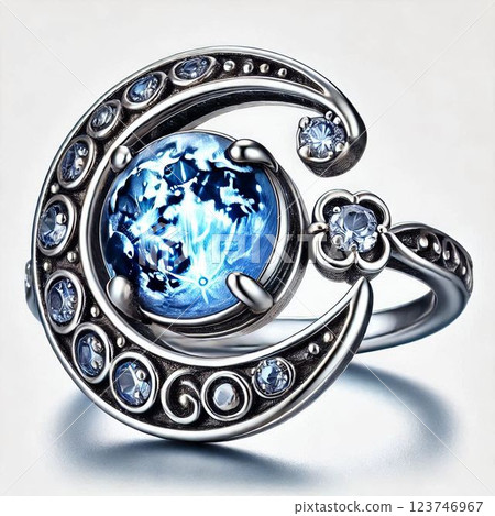 Accessories with natural stones and gemstones 123746967