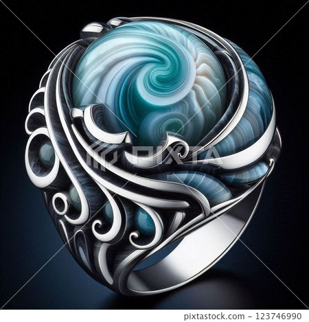 Accessories with natural stones and gemstones 123746990