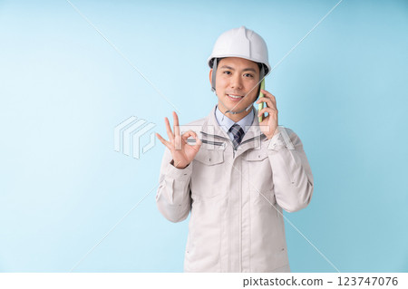 商人工作服電話 商人工作服電話 123747076