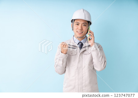 商人工作服電話 商人工作服電話 123747077
