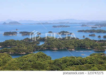 Kujukushima Islands, known as a scenic spot 123747275