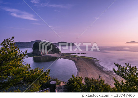 小豆島天使之路日落 123747400
