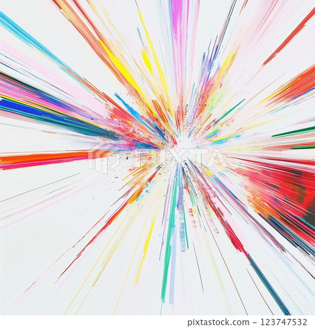 以淡色描繪光爆炸的抽象藝術 以淡色描繪光爆炸的抽象藝術 123747532
