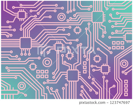 Semiconductor and network illustrations Semiconductor and network illustrations 123747697