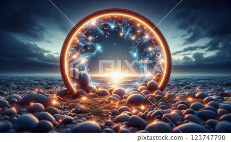 奇妙的石頭景觀 123747790