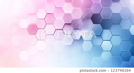 Colorful hexagonal patterns create a stunning abstract background for modern design and digital art 123748164