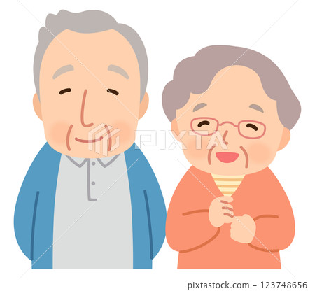 Senior couple, elderly people, elderly people 123748656