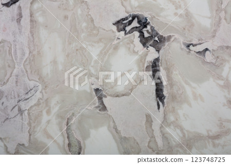 Exquisite Dover White marble texture in light tone, background in classic style. 123748725