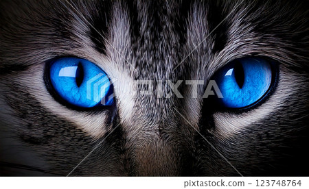 A cat staring at you 123748764