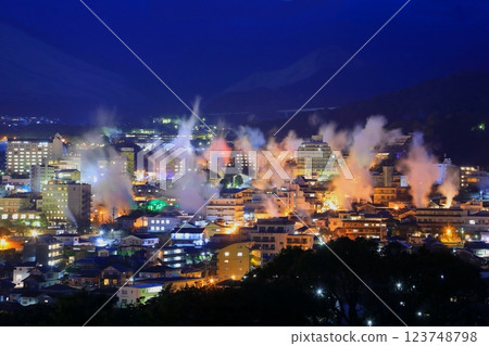 蒸氣小鎮(日本夜景遺產、點燈活動、別府市) 蒸氣小鎮(日本夜景遺產、點燈活動、別府市) 123748798
