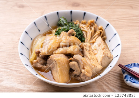 Chicken sukiyaki 123748855