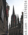 St Giles' Cathedral in Edinburgh Old Town 123749254