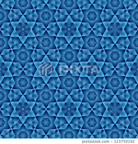 Abstract polygonal dark blue geometric patterns for technology related background. Science fiction fantasy art especially made for network, web, cyberspace, big data, artificial intelligence concept 123750192
