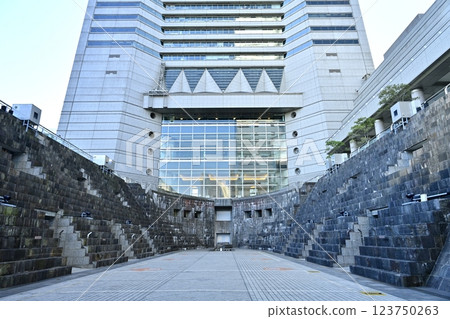 Yokohama Landmark Tower and the remains of No. 2 Dock 123750263
