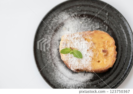 French toast with honey French toast with honey 123750367