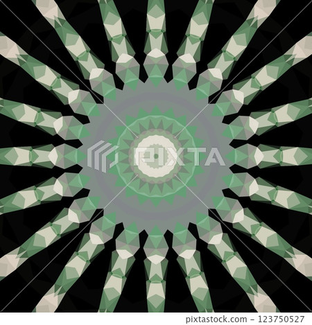 Creative beam texture reflection background. Graphic Laser line art as tech wallpaper, data storage icon, science fiction concept etc. Geometric digital energy pattern design motifs and elements	 123750527