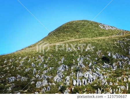 從健行道上看到的喀斯特高原 123750687