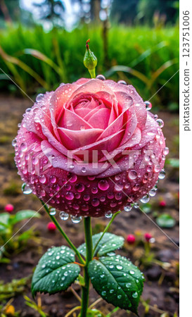 beautiful rose in the garden 123751006