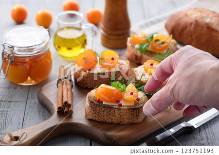 金橘烤麵包 123751193