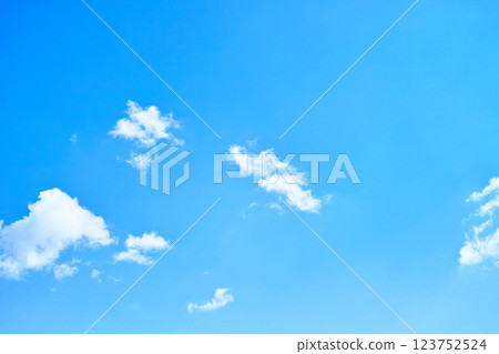 藍色的天空和雲圖像 123752524