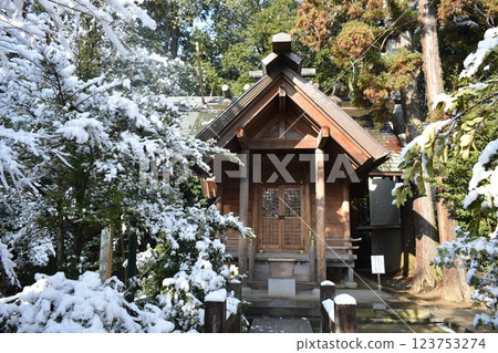 Kaiseizan Daijingu Shrine Snow Scene Komiya Kaiseizan Daijingu Shrine Snow Scene Komiya 123753274