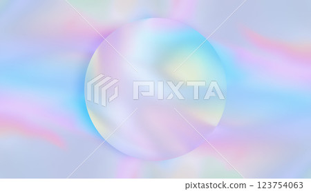Soft pastel colors blend seamlessly into a gentle gradient, creating a tranquil and calming visual experience perfect for design inspiration. 123754063