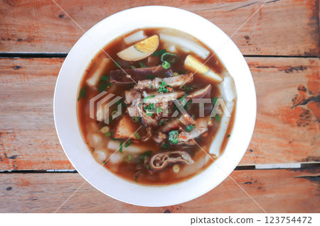 noodles , Chinese noodle or pork noodle or Thai noodles noodles , Chinese noodle or pork noodle or Thai noodles 123754472