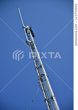 Communication image (radio tower: base station) 123754842