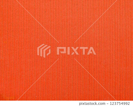 shabby worn old fabric woven from cotton and wool with a striped pattern red-orange color, fragment full frame, piece of furniture upholstery retro style material shabby worn old fabric woven from cotton and wool with a striped pattern red-orange color, fragment full frame, piece of furniture upholstery retro style material 123754992