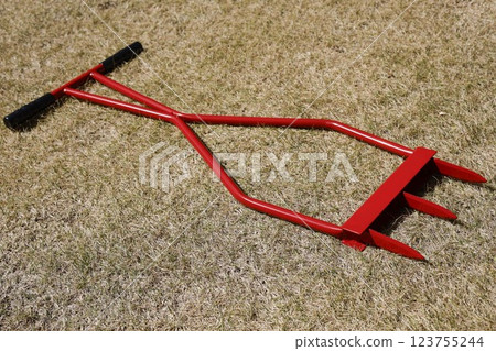 草坪邊緣護理的形象 123755244