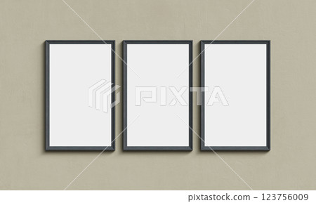 Picture Frame Mock up. 3D Rendering 123756009