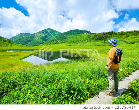 夏季登山火內山和妙高山(從天狗的花園看火內山) 夏季登山火內山和妙高山(從天狗的花園看火內山) 123756414