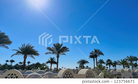 Beautiful view of resort town of Sharm El Sheikh Beautiful view of resort town of Sharm El Sheikh 123756671