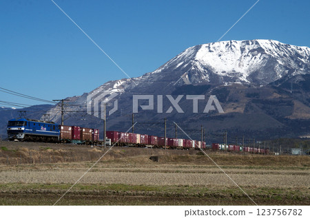 EF210 with Mt. Ibuki in the background 123756782