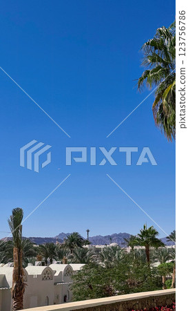 Beautiful view of resort town of Sharm El Sheikh Beautiful view of resort town of Sharm El Sheikh 123756786