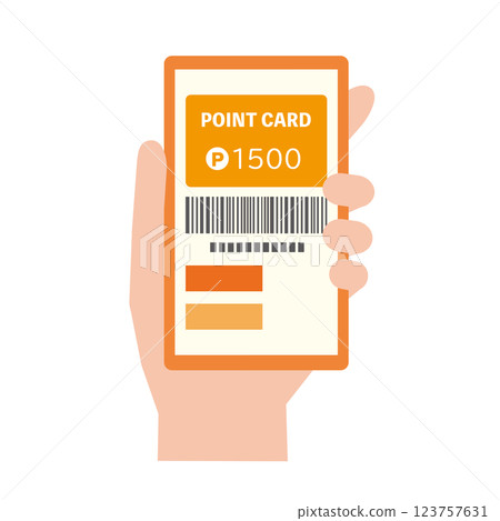 智慧型手機和積分卡 123757631