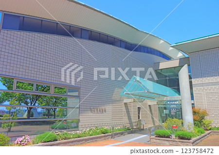 愛知縣蟹江町蟹江町圖書館風景 愛知縣蟹江町蟹江町圖書館風景 123758472