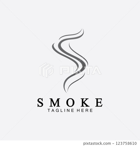 Smoke steam icon logo illustration isolated on white background,Aroma vaporize icons. Smells vector line icon, hot aroma, stink or cooking steam symbols, smelling or vapor Smoke steam icon logo illustration isolated on white background,Aroma vaporize icons. Smells vector line icon, hot aroma, stink or cooking steam symbols, smelling or vapor 123758610