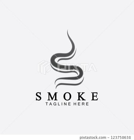 Smoke steam icon logo illustration isolated on white background,Aroma vaporize icons. Smells vector line icon, hot aroma, stink or cooking steam symbols, smelling or vapor Smoke steam icon logo illustration isolated on white background,Aroma vaporize icons. Smells vector line icon, hot aroma, stink or cooking steam symbols, smelling or vapor 123758638
