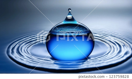 Droplets and Ripples - Silent Beauty 123759828