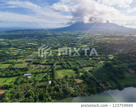 Ometepe island landscape in Nicaragua 123759989