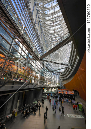 Modern Architectural Interior Featuring Grand Arched Windows, Yurakucho Dec 5 2024 123760220