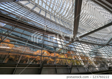 Modern Architectural Interior Featuring Grand Arched Windows, Yurakucho Dec 5 2024 123760222