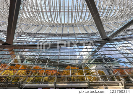 Modern Architectural Interior Featuring Grand Arched Windows, Yurakucho Dec 5 2024 Modern Architectural Interior Featuring Grand Arched Windows, Yurakucho Dec 5 2024 123760224