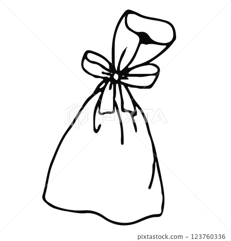 手繪禮品袋 123760336